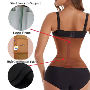 <span class=keywords><strong>Ceinture</strong></span> sculptante colombienne pour <span class=keywords><strong>femme</strong></span>, corset <span class=keywords><strong>sculptant</strong></span> en forme de sablier, <span class=keywords><strong>ceinture</strong></span> amincissante pour la taille avec impression de logo - Product Image 3