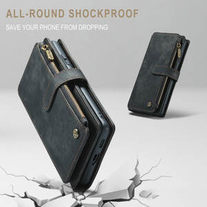 CaseMe-<span class=keywords><strong>cargador</strong></span> inalámbrico para <span class=keywords><strong>Samsung</strong></span> S21 FE, funda con cremallera, diseño de Libro de lujo de calidad, para Galaxy A12, <span class=keywords><strong>A22</strong></span>, A32, A23, A13 - Product Image 5