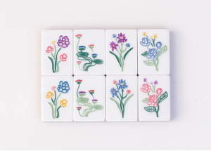 Ensemble de Mahjong Esthétique Américain de Haute Qualité, Vert Sauge, en Acrylique de Luxe, Pré-mélangé <span class=keywords><strong>à</strong></span> <span class=keywords><strong>la</strong></span> Main, pour 4 Joueurs, Kit de Jeu - Product Image 2