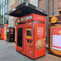 Máquina Expendedora de Pizza Comercial Totalmente Automática para Comida Fresca y Caliente, Venta ODM con Función SDK, Pantalla Táctil Digital, Tarjeta de Crédito y Código QR