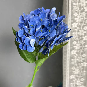 Flor de Hortensia Artificial de Alta Calidad con Tallo Grande y 72 <span class=keywords><strong>Pétalos</strong></span>, Tacto Realista de Látex, para Decoración de Mesa en Fiestas, Hoteles y Bodas - Product Image 1