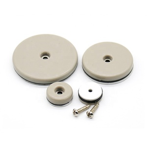 Accessoires de canapé protecteur de sol en plastique réutilisable jambe de chaise patins ronds de jambe de meubles en bois - Product Image 1