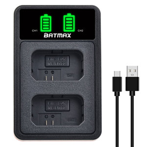 Chargeur USB 2 ports LED NP-FW50 FW50 pour appareils <span class=keywords><strong>photo</strong></span> <span class=keywords><strong>Sony</strong></span> Alpha <span class=keywords><strong>A33</strong></span> A35 A37 A55 SLT-<span class=keywords><strong>A33</strong></span> A35 A37 A37K A37M A55 A55V - Product Image 1