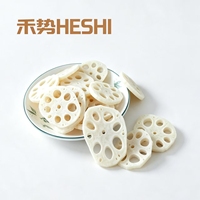 HESHI Promotion Qualité Garantie Prix Compétitif Vente en Gros Prêt à Consommer Snack Légumes Séchés VF Tranches de Racine de Lotus 1kg 12 Mois