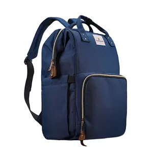 도매 드롭 선박 2-in-1 다기능 여행 엄마 가방 휴대용 저렴한 아기 기저귀 가방 배낭