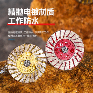 Diamond Grinding Disc 4 In Face Width With Handle For Electric Grinder Stone Processing - Product Image 5