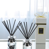 Flacon en verre 165 ml pour diffuseur à bâtonnets, recharge longue durée sans BPA ni alcool, multi-parfums, 8,5x24 mm, utilisation 3 mois