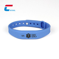 Pulsera de Silicona NFC Ajustable, Pulsera Inteligente Programable con Código QR para Parques Acuáticos, Piscinas y Saunas