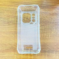 Coque arrière de téléphone portable en TPU souple transparent noir en gros pour smartphone robuste Blackview Xplore 1