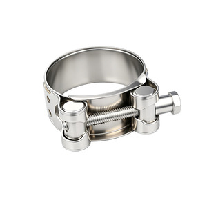 Stainless Steel <b>Hose</b> <b>Clamp</b> Enhanced 31-252mm Single Head Pipe <b>Clamp</b> - Product Image 1