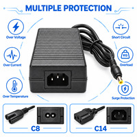 Alimentation à découpage 15V 5A 75W multi-tailles avec prise CC, adaptateur de bureau pour caméra de sécurité et ventilateur – Direct Usine