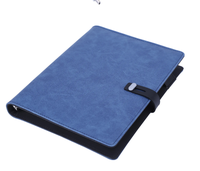 Nouveau Produit 2026 – Carnet de Notes en Cuir PU Personnalisé avec Batterie Externe et 3 Câbles Intégrés, Lampe Incluse, Idéal pour la Promotion (Vente en Gros)