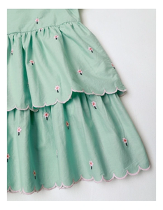 Robe d'été pour filles en coton de qualité supérieure avec un look mignon et attrayant, parfaite pour les jeux en plein air et les célébrations d'anniversaire - Product Image 4