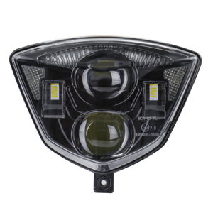 Supermotor Faros delanteros LED Proyector delantero Faro Hi/<span class=keywords><strong>Lo</strong></span> Beam 66W Faros de motocicleta para GAS EC 250 250F 300 350F - Product Image 1