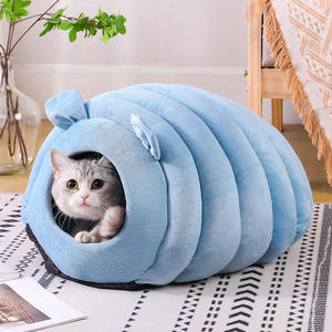 Tapis de nid de tente de style dessin animé créatif pour <span class=keywords><strong>cage</strong></span> à chat Lit de chat fermé d'hiver - Product Image 2