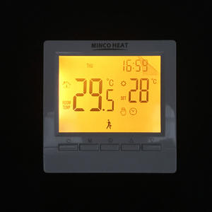 Régulateur de température <span class=keywords><strong>programmable</strong></span> pour chaudière à <span class=keywords><strong>gaz</strong></span>, commande manuelle <span class=keywords><strong>sans</strong></span> <span class=keywords><strong>fil</strong></span>, <span class=keywords><strong>thermostat</strong></span> à piles AA avec verrouillage enfant - Product Image 4