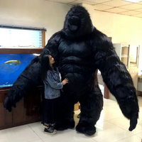 Funtoys CE Singe Gonflable Gorille Mascotte Costume 2.2m Singe Gorille Personnalisé Anime Cosplay Mascotte Thème Déguisement Carnaval