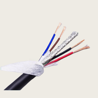 Câble CAT5E Offres Spéciales Alimentation intégrée et blindée 4 | Signal torsadé à 8 conducteurs + câble combiné flexible 2/3/4/5/6