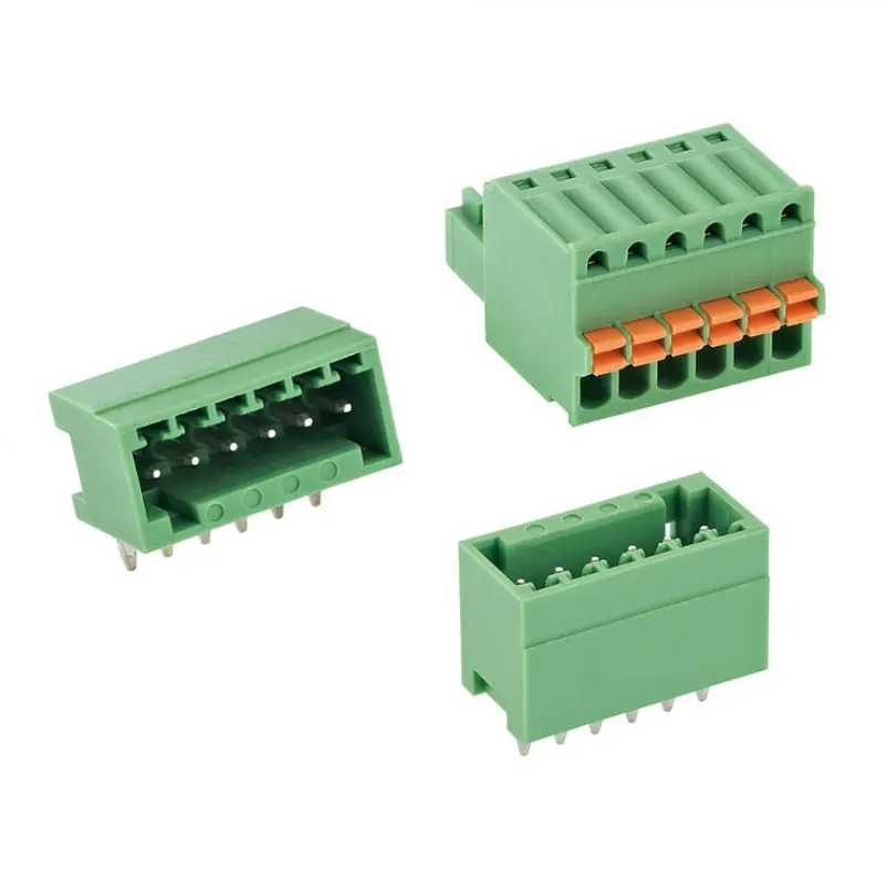 5.0 mm 5.08 mm Pitch pcb Connector Terminal Block Male and Female Mount Screw Wire Push Cable 5 6 8 4 pin Connectors