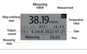 Boqu SJG-2083CS उच्च रेंज 0.00% ~ 17.98% ;20.01% ~ 39.07% एचसीएल ऑनलाइन एसिड क्षारीय एकाग्रता मीटर रासायनिक उद्योग में इस्तेमाल किया