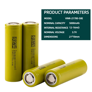 แบตเตอรี่ลิเธียมไอออนทรงกระบอก Victpower 21700 เกรด A ความจุ 5000mAh 3.7V ชาร์จได้ สำหรับอุปกรณ์อิเล็กทรอนิกส์สำหรับผู้บริโภค - Product Image 4