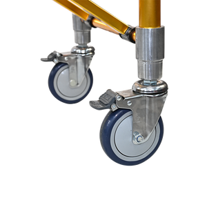 Chariot de cercueil en alliage d'aluminium Chariot de civière Chariot de cercueil d'église Camion de lit <span class=keywords><strong>funéraire</strong></span> léger Chariot de cercueil de présentation <span class=keywords><strong>funéraire</strong></span> - Product Image 6