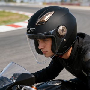 Casques de moto unisexes de style nouveau pour adultes, <span class=keywords><strong>casque</strong></span> de moto demi-visage, motocross, fabricant personnalisé - Product Image 3