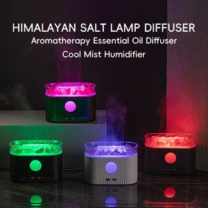 Nuevo producto 2025 Difusor de aroma de llama de Medusa portátil 2 en 1 Humidificador dinámico de niebla fría Difusor de humidificador de 300ml - Product Image 2