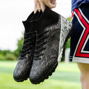 Chaussures <span class=keywords><strong>de</strong></span> football à crampons courts montants, prix usine compétitif, lot en gros, logo personnalisable, <span class=keywords><strong>taille</strong></span> et couleur, FG extérieur/intérieur - Product Image 1