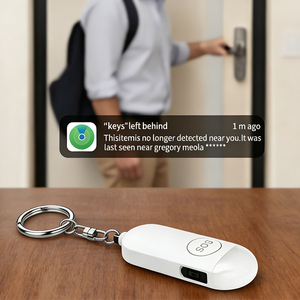 Alarme personnelle portable rechargeable pour la défense personnelle, la sécurité et les situations d'urgence, pour les personnes âgées/les femmes, compatible avec iOS et Android - Product Image 5