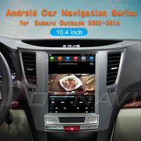 Radio de Coche Electrónica Android de 10.4 Pulgadas para Subaru Outback 2009 2010 2011 2012 2013 2014 GPS Pantalla Táctil Inalámbrica para Coche