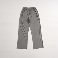 Pantalon de détente pour femmes SK1436 en modal et élasthanne, doux et agréable pour la peau, taille élastique, boutons, poches arrière, jambes larges