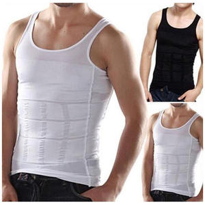 Body Shaper pour hommes, sous-vêtements, veste sculptante élastique, mise en valeur de l'abdomen, compression du ventre, ceinture de compression, débardeur, chemise YG-B042 - Product Image 1