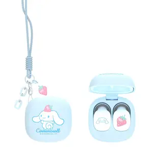 Venta caliente de buena calidad Kuromi niños juguetes Mymelody Cinnamoroll auriculares Bluetooth para Iphone reducción de ruido comfot táctil