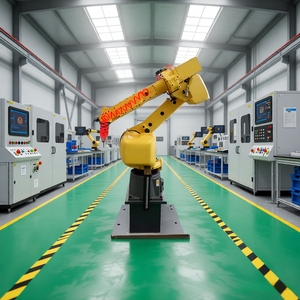 Lijadora de chapa metálica, robot pulidor de aluminio y cobre, máquina de pulido con banda abrasiva para piezas estructurales de acero - Product Image 1