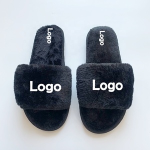 Pantuflas Personalizadas con Logotipo 2024, Pantuflas de Alta Calidad para Hombre, Diseño Abierto, Punta Redonda, Una Sola Correa, para Otoño e Invierno - Product Image 3