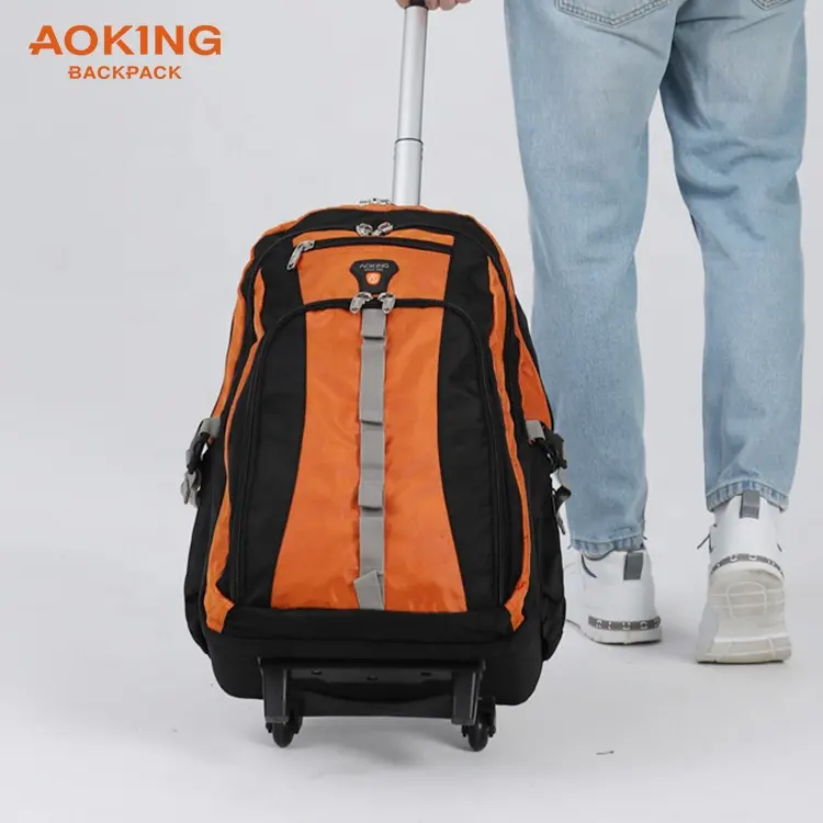 Zaino Trolley KONO Anime Luminoso Per Bambini - 30L Impermeabile Con Ruote Girevoli - Foto 7