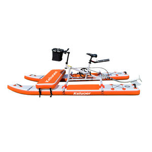 Bateau flottant gonflable portable pliable pour parc aquatique, loisirs aquatiques, 1 personne, bouée flottante gonflable - Product Image 3