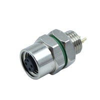 Conector Circular Macho M5 de Transmisión de Señal Confiable, Tipo de Soldadura para Montaje en Panel Frontal, 3 Pines para Fuente de Alimentación USB