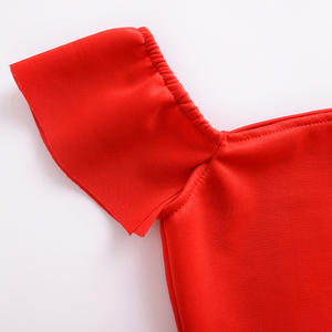 Vente en gros de vêtements pour enfants, nouveaux modèles, ensembles de vêtements, chemises rouges et ensembles de robes rouges chinoises - Product Image 2