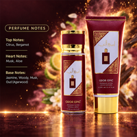 Coffrets Cadeaux de Parfums Arabes de Luxe en Gros – Vaporisateur Original et Crème Parfumée aux Notes Boisées, Florales, Fruitées, Oud et Musc