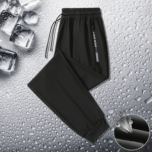 <span class=keywords><strong>Pantaloni</strong></span> Casual Estivi di Alta Qualità per Uomo in Seta Ghiaccio, Asciugatura Rapida, Taglie Grandi (4XL <span class=keywords><strong>3XL</strong></span> 2XL) - Product Image 6