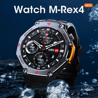 Montre connectée M-Rex4 MA31 étanche 5ATM avec mémoire IGB, écouteurs connectés, sport Re4 Rex 4, montre intelligente robuste