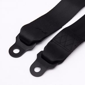 Ceinture de sécurité en alliage d'aluminium à deux points pour avion, mise à niveau et rénovation, sangle en polyester noire - Product Image 4