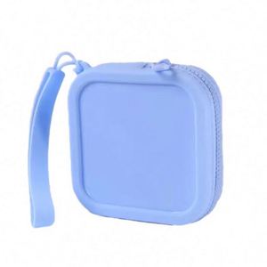 Bolsa de Almacenamiento de Silicona para Monedas, Pequeña, Cuadrada, Portátil, para Cosméticos y Cables de Datos, Venta al Por Mayor de Fábrica - Product Image 1