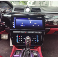 Tulis Dual IPS Touch Screen Cockpit untuk Maserati GranTurismo GT GC 2007-2017 Android 13 Head Unit Panel Kontrol AC