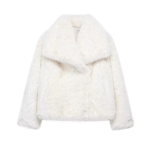 Cappotto Invernale da Donna in Pelliccia con Ampio Risvolto, Maglia Corta in <span class=keywords><strong>Visone</strong></span>, Taglie Forti, Stile Europeo Americano - Product Image 6