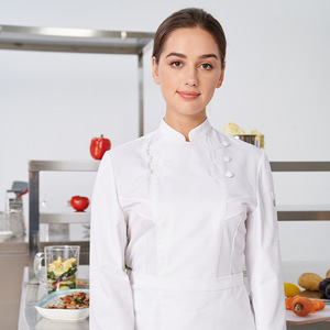 Pasticceria Hotel <span class=keywords><strong>Chef</strong></span> abito autunno e inverno Hotel cucina ristorante manica lunga <span class=keywords><strong>abiti</strong></span> <span class=keywords><strong>da</strong></span> <span class=keywords><strong>lavoro</strong></span> <span class=keywords><strong>Chef</strong></span> - Product Image 5