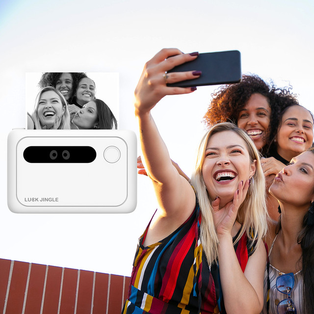 80mm Portable Thermal Printer Mini Photo for Mobile Android IOS Phone 3 Inch Pocket Machine L3