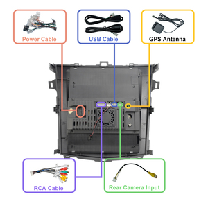 Ts7 9.7 inch Tesla phong cách TOYOTA COROLLA đài phát thanh xe hỗ trợ Carplay và Android Auto Car <span class=keywords><strong>DVD</strong></span> <span class=keywords><strong>Player</strong></span> - Product Image 5